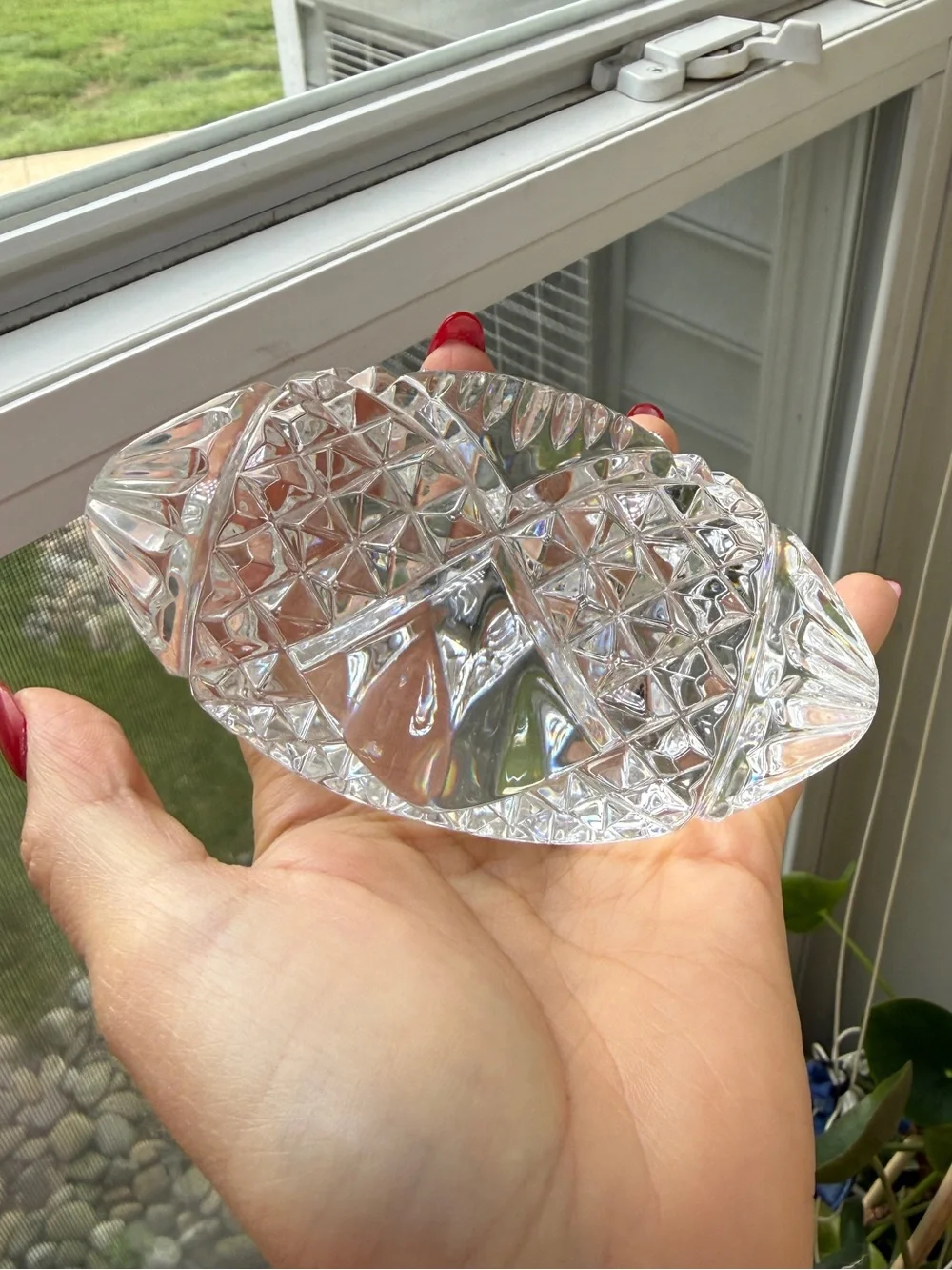 Waterford Crystal Football Sculpture Engravable good  Condition